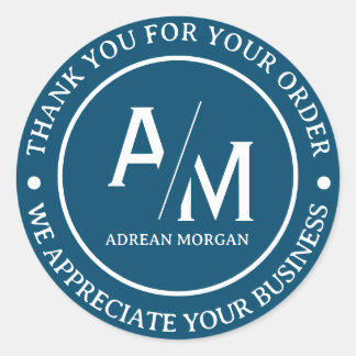 Adesivo Crie o seu personalizado Agradeço a sua empresa fe