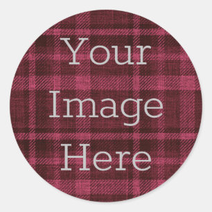 Adesivo Crie o seu próprio Red Berry + Flannel Xadrez Pret