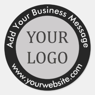 Adesivo Crie seu logotipo de empresa simples
