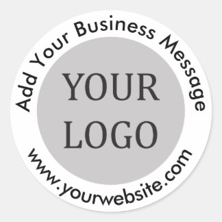 Adesivo Crie seu logotipo de empresa simples