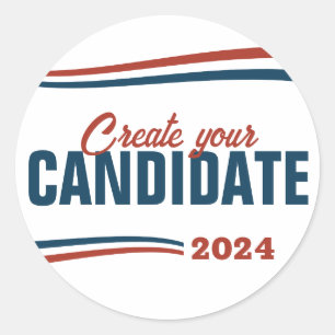 Adesivo Crie seu próprio candidato