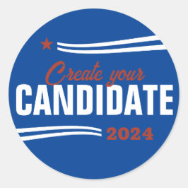 Adesivo Crie seu próprio candidato