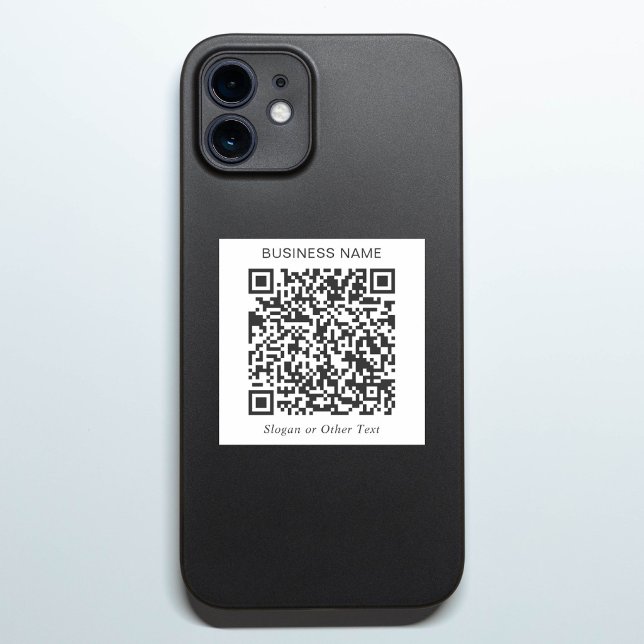 Adesivo Crie Seu Próprio Código QR Promocional (Create Your Own QR Code Promotional Sticker)