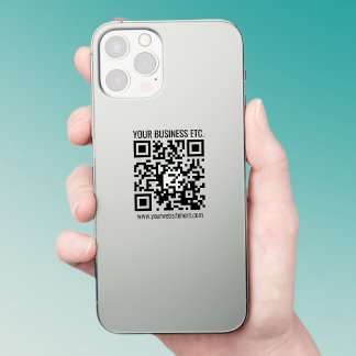 Adesivo Crie seu próprio código QR | Transparente