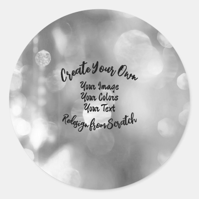 Adesivo Crie seu próprio design/cor personalizado (Frente)