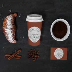 Adesivo Crie Seu Próprio Endereço De Retorno Redondo Cláss