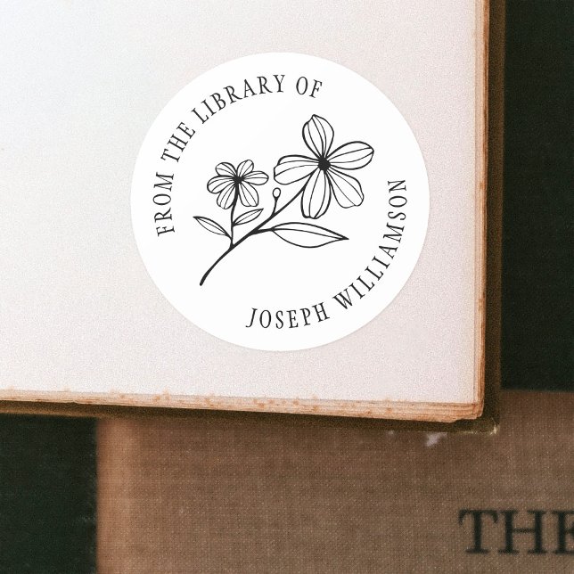 Adesivo Crie seu próprio Floral Fora da Biblioteca de (Criador carregado)