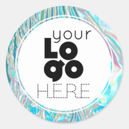 Adesivo Crie seu próprio logotipo de película líquida fluo