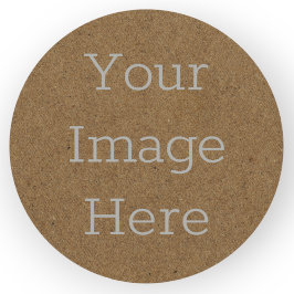 Adesivo Crie Seu Próprio Quadro de Papel Kraft Marrom Escu