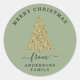 Adesivo Crie seu próprio sábio brilhante Dourado verde