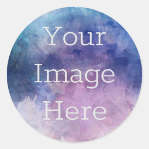 Adesivo Crie Sua Própria Cor de Água Azul + Roxo