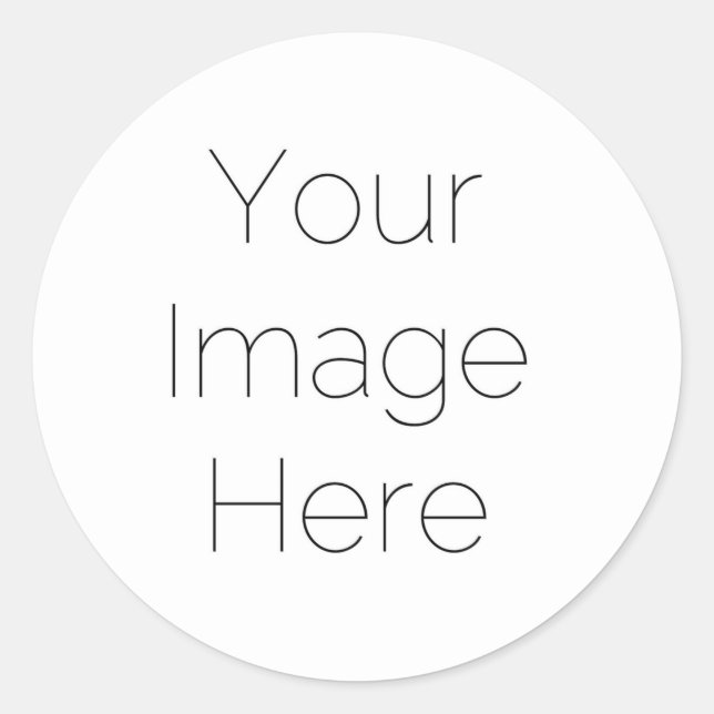 Adesivo crie sua própria foto personalizada personalizada (Frente)
