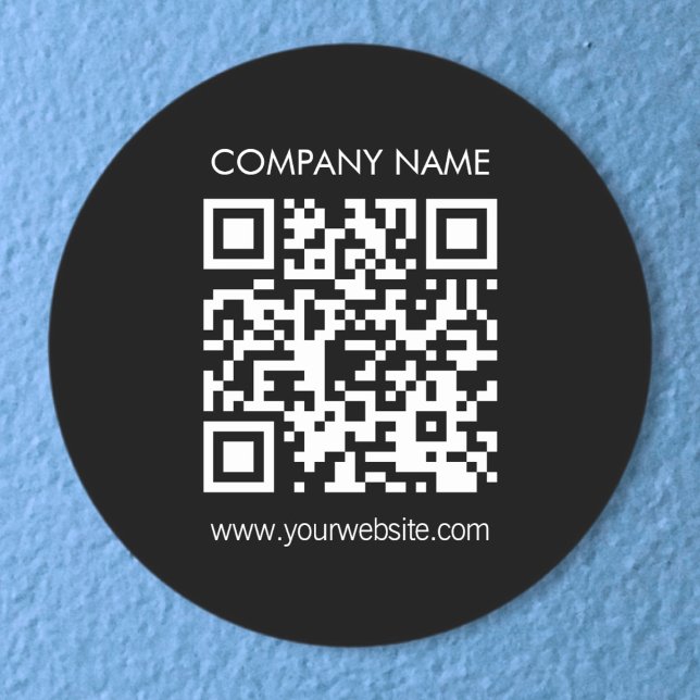Adesivo Crie um código QR instantaneamente Design simples  (Criador carregado)