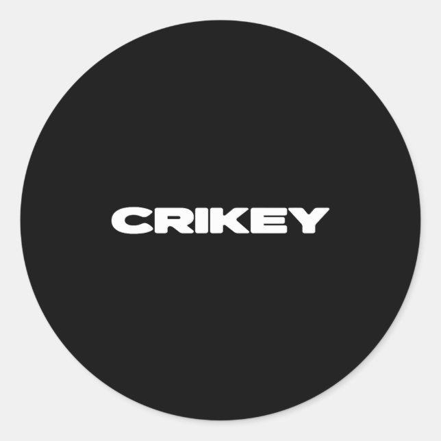 Adesivo Crikey Australian Phrases Aussie Slang T  (Frente)