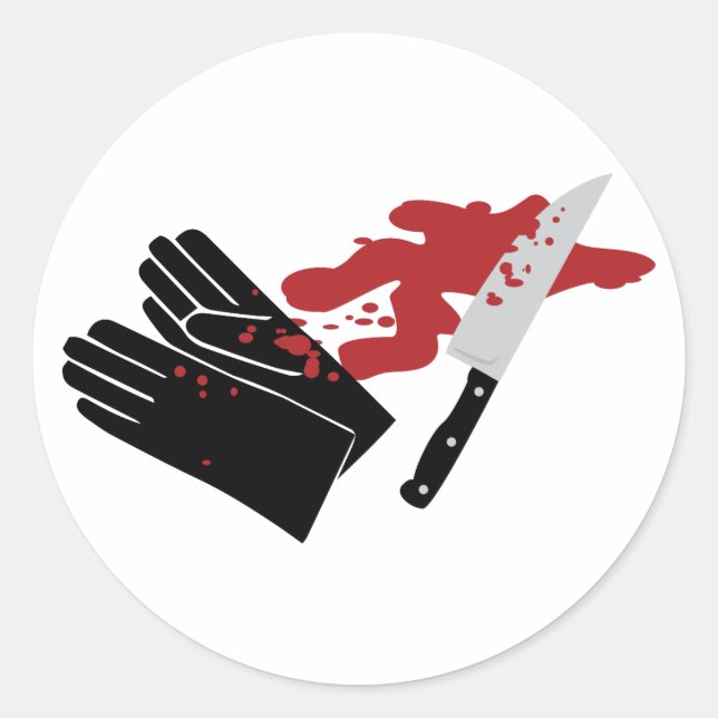 Adesivo Crime verdadeiro (Frente)