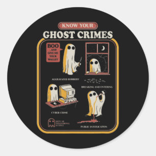 Adesivo Crimes fantasma