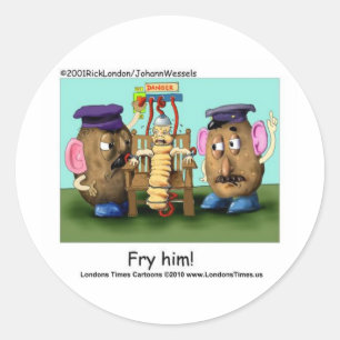 Adesivo Criminosos de batata Mugs Engraçados Cartões Cam