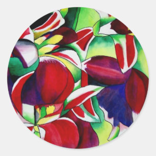 Adesivo Crimson tropical Cingapura Orquídeas