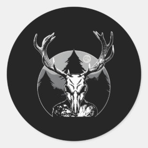 Adesivo Cripti de Halloween da Floresta Folga Wendigo
