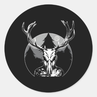 Adesivo Cripti de Halloween da Floresta Folga Wendigo