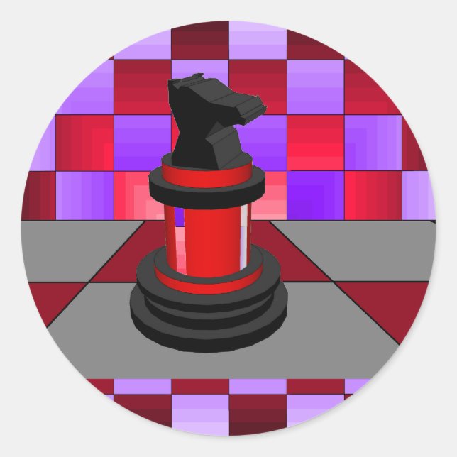 Adesivo Críquete de Xadrez do Cavaleiro ÓpticoDiane 2013 (Frente)