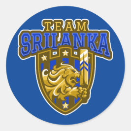 Adesivo Críquete do Sri Lanka