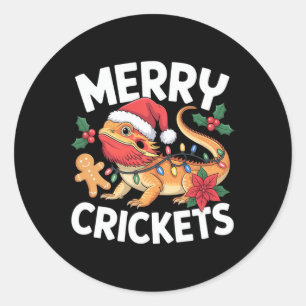 Adesivo Críquete feliz! Dragão de Natal