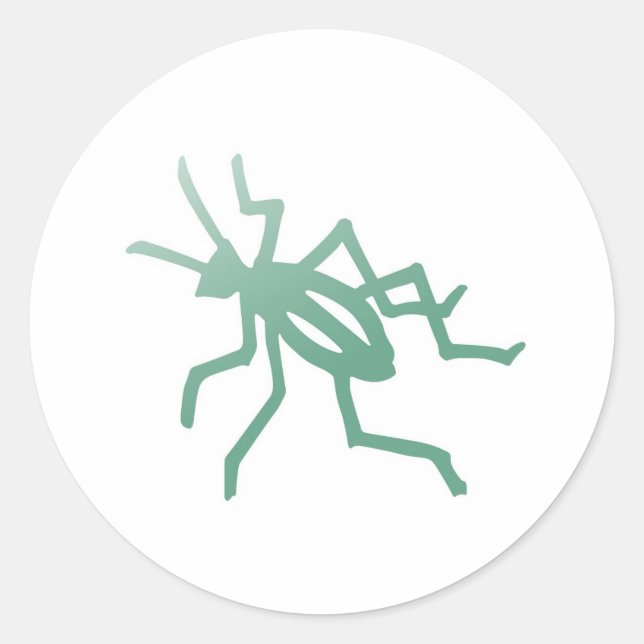 Adesivo Críquete Verde Poetica (Frente)