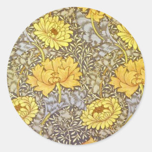 Adesivo crisântemo por William Morris