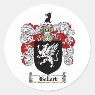 ADESIVO CRISTA DA FAMÍLIA DE BALLARD - BRASÃO DE BALLARD