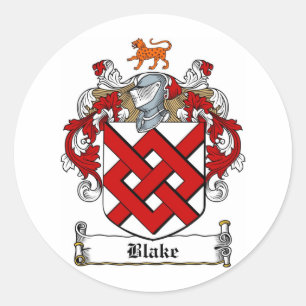 ADESIVO CRISTA DA FAMÍLIA DE BLAKE - BRASÃO DE BLAKE