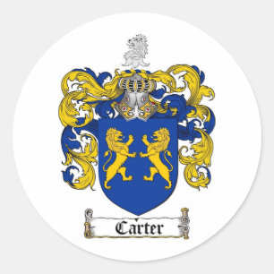ADESIVO CRISTA DA FAMÍLIA DE CARTER - BRASÃO DE CARTER