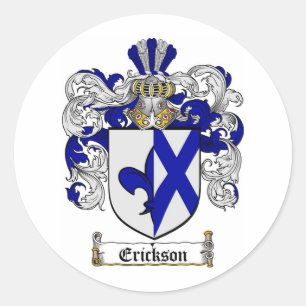ADESIVO CRISTA DA FAMÍLIA DE ERICKSON - BRASÃO DE ERICKS