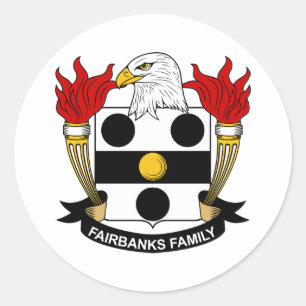Adesivo Crista da família de Fairbanks