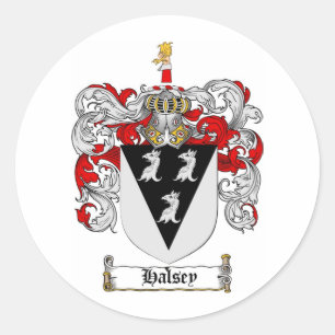 ADESIVO CRISTA DA FAMÍLIA DE HALSEY - BRASÃO DE HALSEY