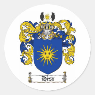 ADESIVO CRISTA DA FAMÍLIA DE HESS - BRASÃO DE HESS