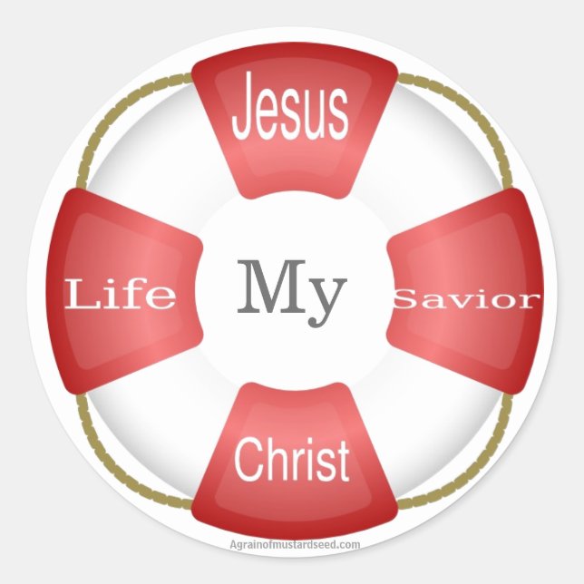 Adesivo cristão (Frente)