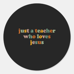 Adesivo Cristão Apenas Um Professor Que Ama Jesus Engraçad
