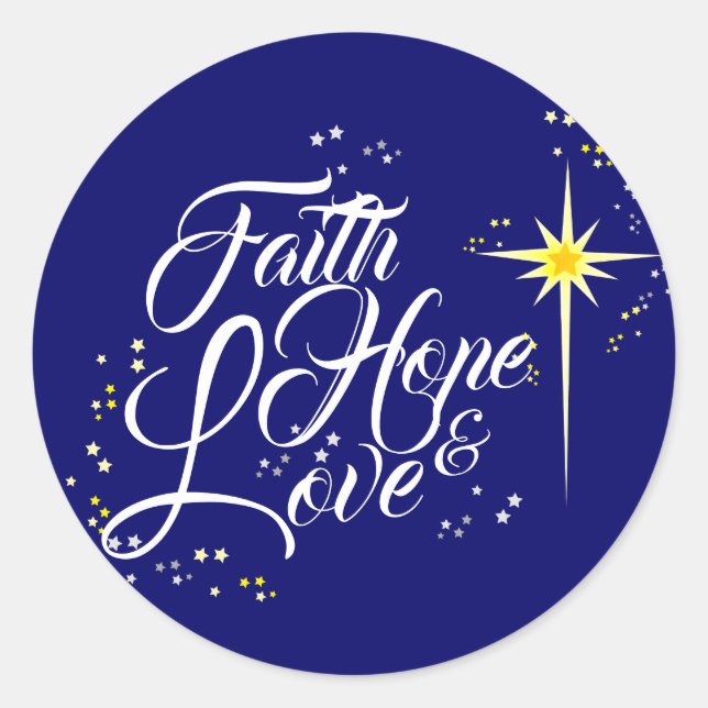 Adesivo Cristão INGLÊS NATAL três dias de reis (Frente)