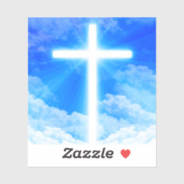 Adesivo Cristão Personalizável da Cruz de Jesus Cristo Cla