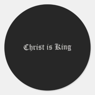 Adesivo Cristianismo Cristão Cristo É Rei Jesus Católico