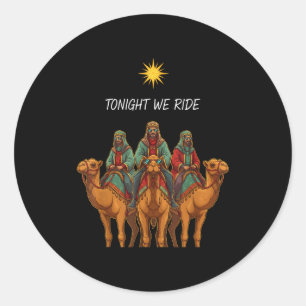 Adesivo Cristianismo Hoje à Noite Nós Cavalgamos 3 Homens