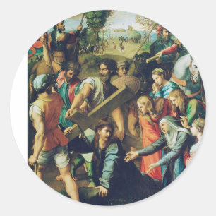 Adesivo Cristo Caindo a Caminho do Calvário