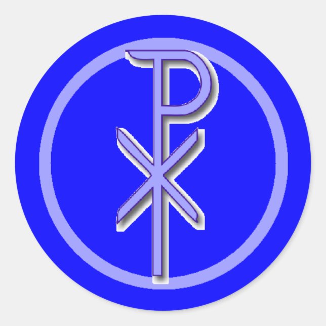 ADESIVO CRISTO CHI-RHO (Frente)