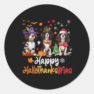 Adesivo Cristo de Halloween do Cavalier King Charles Spani