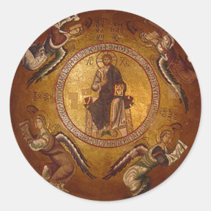 Adesivo Cristo do Ícone Religioso Cristão do Pantakrator