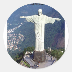 Adesivo cristo do Rio de Janeiro (Rua K.)