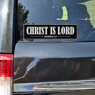 Adesivo Cristo é Lord Black and White Vinyl