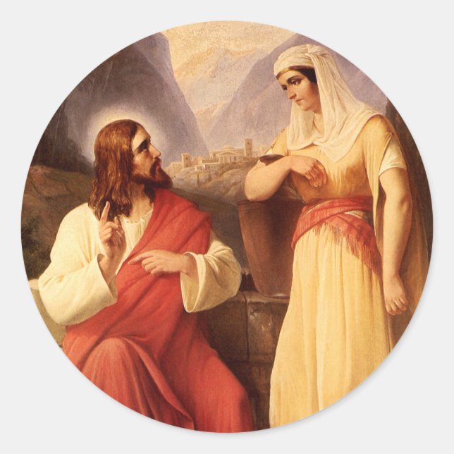 Adesivo Cristo e samaritano por Christian Schleisner (Frente)