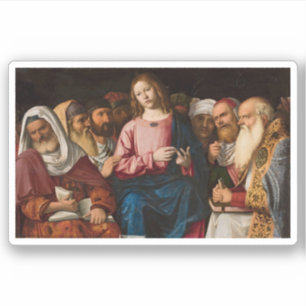 Adesivo Cristo entre os Doutores (1504)